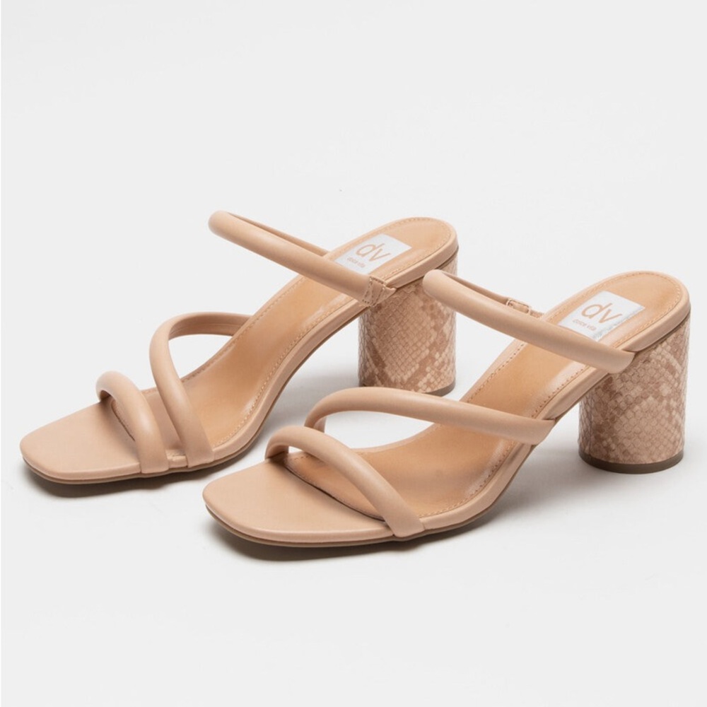 NWT DV BY Dolce Vita Myla Block Heel Sandal